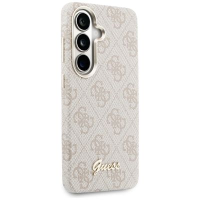 4. Guess 4G Script MagSafe Case for Samsung Galaxy S26 - Pink