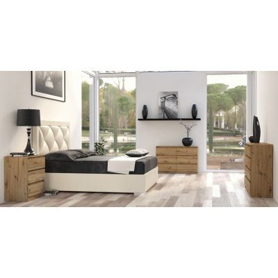 4. M6 MALWA CHEST OF DRAWERS 120CM 6 DRAWERS ARTISAN