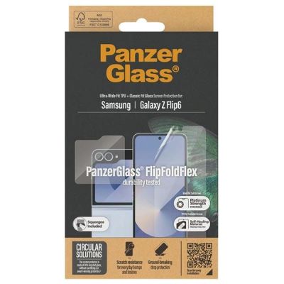 4. PanzerGlass Bundle 2in1 foil + tempered glass for Samsung Galaxy Z Flip 6