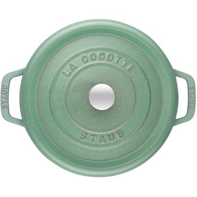 4. STAUB 40508-707-0 round cast iron pot - mint 6.7 ltr