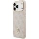 2. Guess 4G Strass Logo & Big Strap Metal Buttons MagSafe Case for iPhone 17 Pro Max - Pink