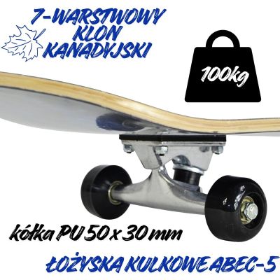 19. LION BEST SPORTING WOODEN SKATEBOARD