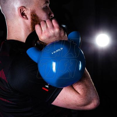 38. Kettlebell iron covered with vinyl HMS KNV08 BLUE