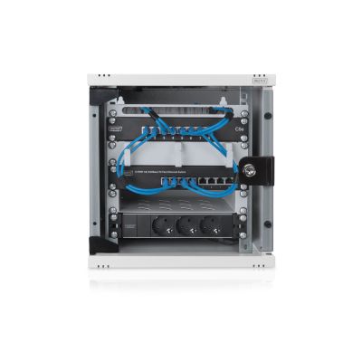 9. Rack Cabinet DIGITUS DN-10-05U-1 254 mm (10") - 312x300 mm (W x D) White
