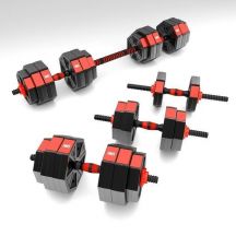 Composite dumbbell HMS SGC30 30kg + barbell