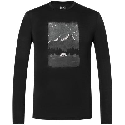4. Men’s SUPER.NATURAL M OUTDOOR NIGHTS LS long-sleeve top black