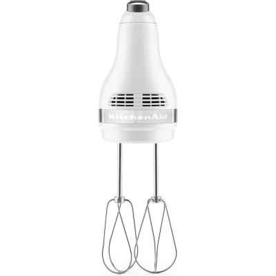 3. KitchenAid 5KHM5110EWH 85W Hand Mixer White