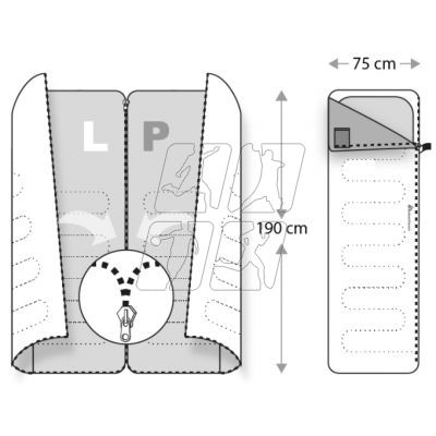 46. Sleeping bag Meteor Dreamer 81118-81119