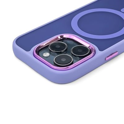 3. Magnetic Collection MagSafe iPhone 16 Pro Max Case - Purple