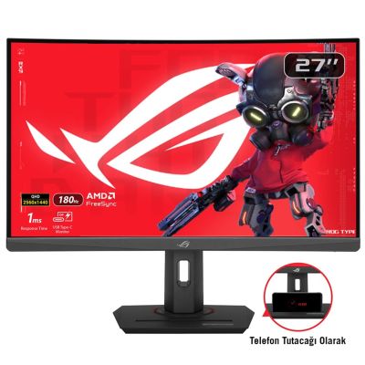 14. ASUS XG27WCS Monitor 68.6cm (27") 2560x1440px Wide Quad HD Black