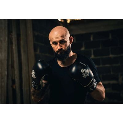 18. 10oz Boxing Gloves - Classic White - Origin Series