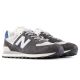 5. New Balance U574 lifestyle black unisex sneakers (U574NVE)