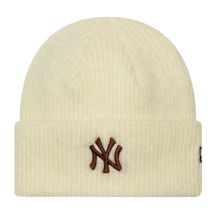 New Era Women's Wide Cuff Beanie New York Yankees Hat 60915815 Beige One Size