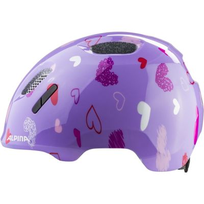 5. ALPINA XIMO 2 PURPLE HEARTS GLOSS Bicycle Helmet 49-54