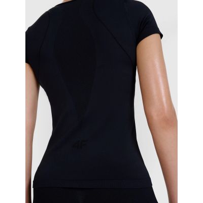 5. Women's quick-drying yoga and pilates t-shirt 4F 4FWSS25TFTSF1270-20S