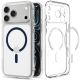 2. Spigen Ultra Hybrid MagSafe Case for iPhone 18 Pro Max / 17 Pro Max - Clear Navy Blue