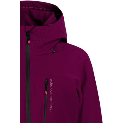 3. Women’s Hooded Zip-Up Ski/Snowboard Jacket PROTEST PRTBEVERLY, Purple