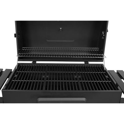 6. XXL charcoal grill, cast iron grate, 78x42.5cm