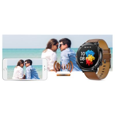 21. Gravity GT21-4 Smartwatch + Black Silicone Strap