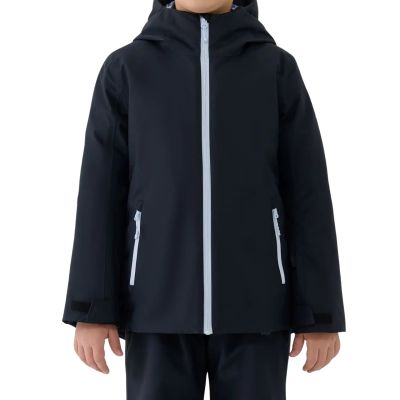 Ski jacket for girls 4F F0817 deep black 4FJWAW25TTJAF0817 20S