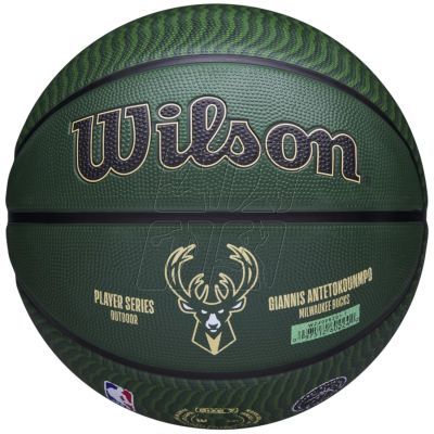 6. Basketball ball Wilson NBA Player Icon Giannis Antetokounmpo WZ4006201XB