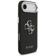 4. Guess Grained Big 4G Classic Logo case for iPhone 17 Air - black