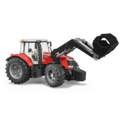 4. BRUDER Massey Ferguson 7624 with frontloader