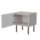 2. Bedside table 2 pcs LUCCA 47x40x52 cashmere