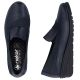 3. Women's leather wedge shoes, navy blue, Rieker L5356-14