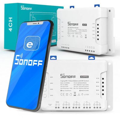 Sonoff 4CHPROR3 Electric Switch Smart Switch White