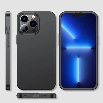 8. Joyroom 360 Full Case front and back cover for iPhone 13 Pro + tempered glass screen protector black (JR-BP935 black)