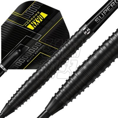 10. Harrows NX90 Black darts 90% steeltip NX90Black90%