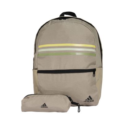 6. adidas Classic Horizontal 3-S Backpack Beige IZ1896
