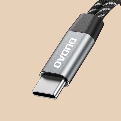 4. Dudao L13C+ 2in1 USB-C Adapter - Gray