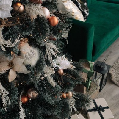 5. Klara Snow-Covered Monofilament Christmas Tree 200 cm