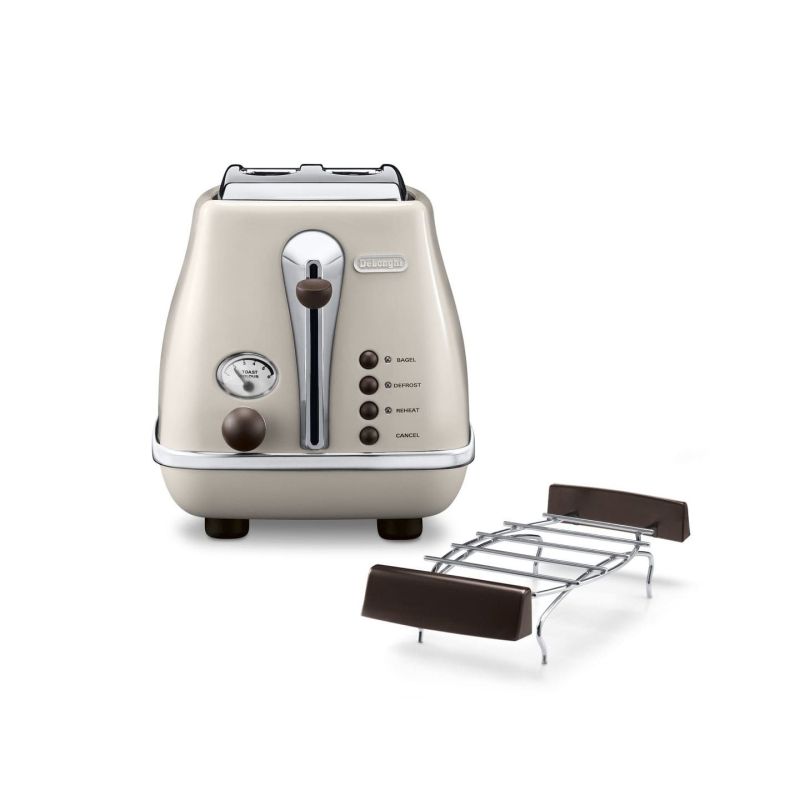 2. DeLonghi Icona Vintage CTOV 2103.BG Toaster (900W; beige)