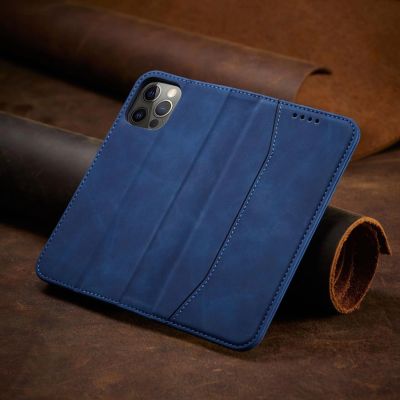 10. Magnet Fancy Case Case for iPhone 12 Pro Max Pouch Card Wallet Card Stand Blue