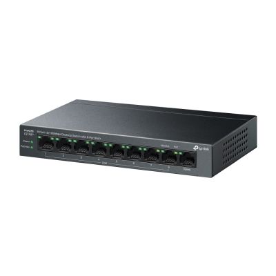 3. TP-Link LiteWave LS109P Network Link Unmanaged Fast Ethernet (10/100) PoE Support Black