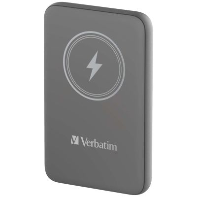 9. Verbatim Charge 'n' Go Lithium Polymer (LiPo) 10000 mAh Wireless Charging Gray