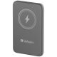 9. Verbatim Charge 'n' Go Lithium Polymer (LiPo) 10000 mAh Wireless Charging Gray