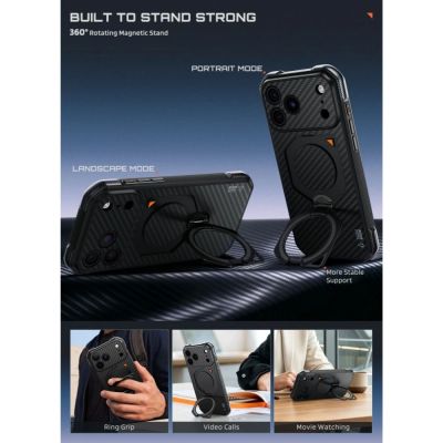 5. Supcase UB Aero MagSafe Aramid Case for iPhone 18 Pro Max / 17 Pro Max - Black