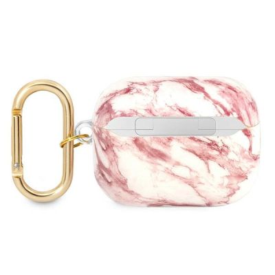 4. Guess GUAPHCHMAP AirPods Pro cover pink/pink Marble Strap Collection