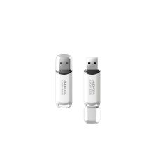 Flash drive ADATA C906 AC906-32G-RWH (32GB; USB 2.0; white)