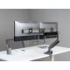 10. Accessories: Desk mount 17"-32"/2TFT 360° Gas spring 9 kg silver