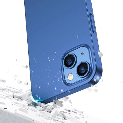 6. Joyroom 360 Full Case front and back cover for iPhone 13 + tempered glass screen protector blue (JR-BP927 blue)