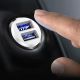 11. Baseus Grain Car Charger CCALL-ML01 mini charger 2x USB-A 3.1A - black
