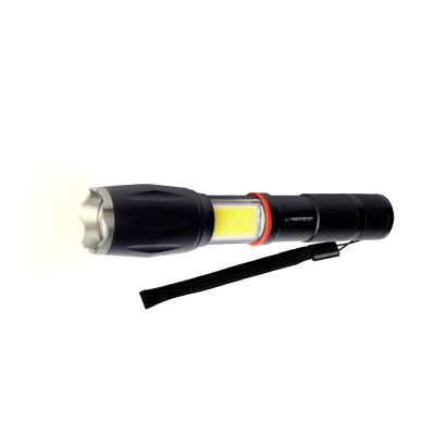 7. ESPERANZA ALUMINUM FLASHLIGHT WITH SIDE LIGHT COB DIONE EOT070