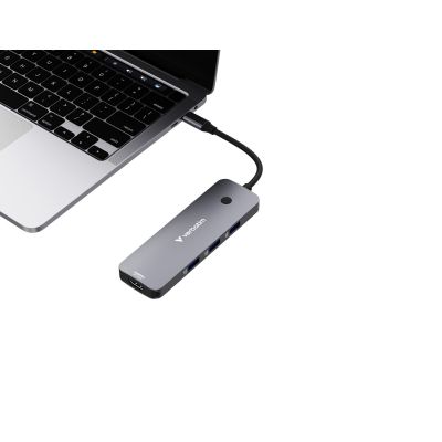 8. Verbatim CMH-08 USB Type-C 5000 Mbit/s Silver