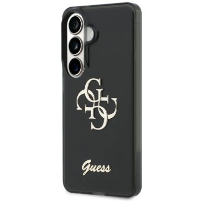 2. Guess IML Big Metal 4G Script case for Samsung Galaxy S26 - black