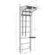 23. LADDER WITH WOODEN BAR AND ACCESSORIES BENCHK 112+A204